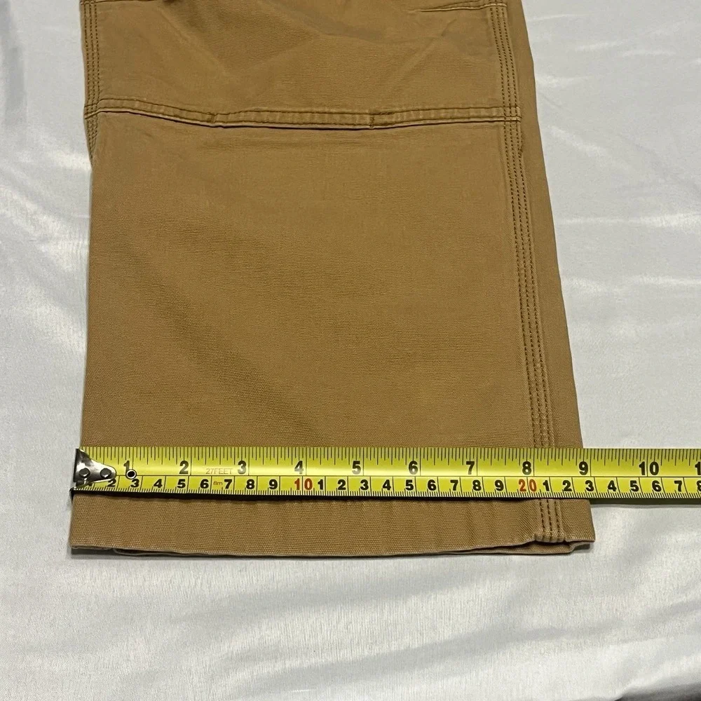 Carhartt Double Knee Work Pants Mens 38x30 Brown BN2802 Rugged Flex Relaxed Fit